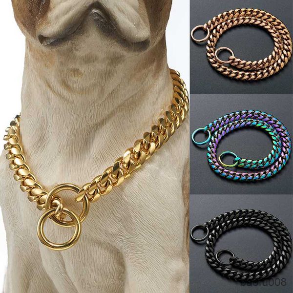 dog collars 10mm gold dog chain collar stainless steel necklace dog stuff training metal durable chain choker pet collars for pitbulls r2306
dog collars 10mm gold dog chain collar stainless steel necklace dog stuff training metal durable chain choker pet collars for pitbulls r2306