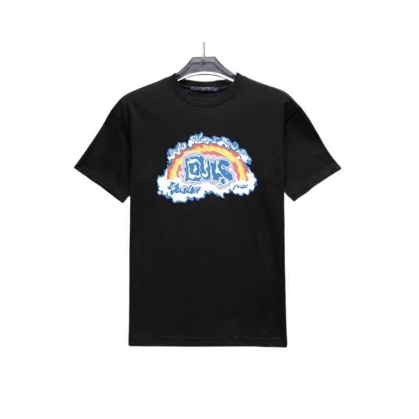 summer men's t-shirt fashion lu vi designer short sleeve shirt business couples the same fashion trend printed men's t-shirt lar, White;black
summer men's t-shirt fashion lu vi designer short sleeve shirt business couples the same fashion trend printed men's t-shirt lar, White;black