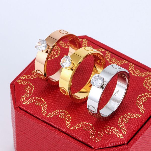 classic brand wedding love ring fashion couple designer ring 316l titanium steel diamond ring jewelry gift, Slivery;golden
classic brand wedding love ring fashion couple designer ring 316l titanium steel diamond ring jewelry gift, Slivery;golden