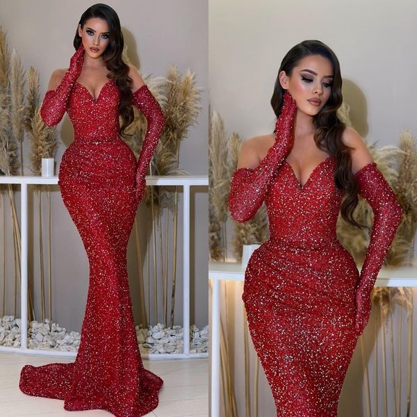 red mermaid evening gown sweetheart sequins formal party prom dresses long dresses for special occasion, Black;red
red mermaid evening gown sweetheart sequins formal party prom dresses long dresses for special occasion, Black;red