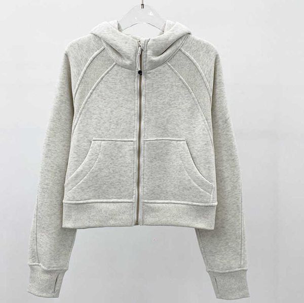 nwt lu-09 women brushed full zip hoodie jacket sportswear yoga outfits hooded workout track running coat with pockets outdoor fleeces thumb, Black
nwt lu-09 women brushed full zip hoodie jacket sportswear yoga outfits hooded workout track running coat with pockets outdoor fleeces thumb, Black