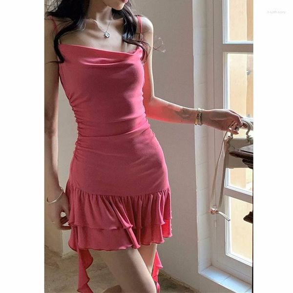 stage wear spicy girl strap dress summer skirt women's swinging neck tight stepmother wrapped hip short, White
stage wear spicy girl strap dress summer skirt women's swinging neck tight stepmother wrapped hip short, White