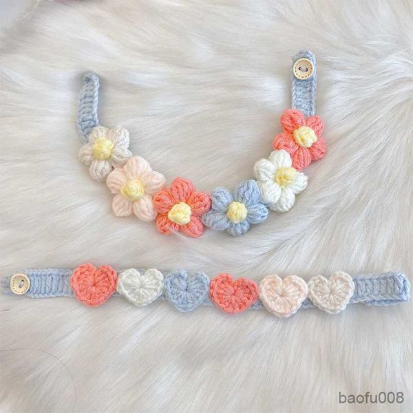 dog collars cute pet cat collar wool knitted cat collar dog cat small dog necklace pet collar kitten r230609
dog collars cute pet cat collar wool knitted cat collar dog cat small dog necklace pet collar kitten r230609