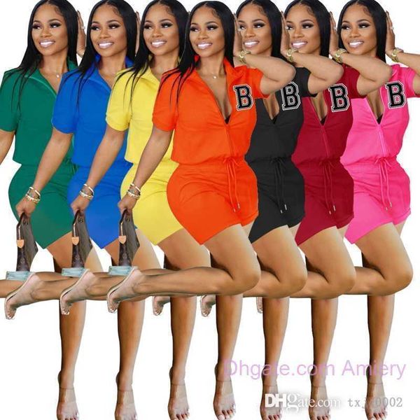 designer tracksuits summer women plus size clothing 3xl 4xl two pieces pants set fashion short sleeve zipper and shorts suit, Gray
designer tracksuits summer women plus size clothing 3xl 4xl two pieces pants set fashion short sleeve zipper and shorts suit, Gray