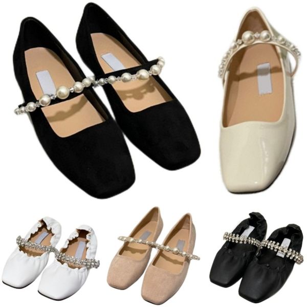 pearls sandals women's classic pumps patent leather designer shoes shining diamond party shoes flat heel casual shoes letter print daci, Black
pearls sandals women's classic pumps patent leather designer shoes shining diamond party shoes flat heel casual shoes letter print daci, Black