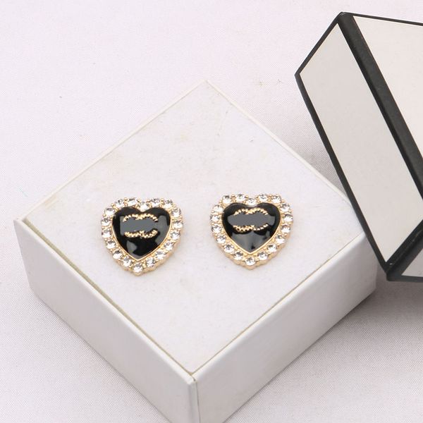 18k gold plated designer brand earrings letter stud earring for women&girl heart-shape rhinestone earring wedding party jewerlry, Golden;silver
18k gold plated designer brand earrings letter stud earring for women&girl heart-shape rhinestone earring wedding party jewerlry, Golden;silver