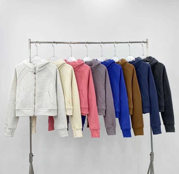 women brushed full zip hoodie jacket sportswear lu-98 yoga outfits hooded workout track running coat with all-match pockets outdoor fleeces, Black
women brushed full zip hoodie jacket sportswear lu-98 yoga outfits hooded workout track running coat with all-match pockets outdoor fleeces, Black