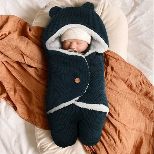 autumn and winter newborn thickened plushed anti startle baby kick hug pushed warm sleeping bag swaddling
autumn and winter newborn thickened plushed anti startle baby kick hug pushed warm sleeping bag swaddling