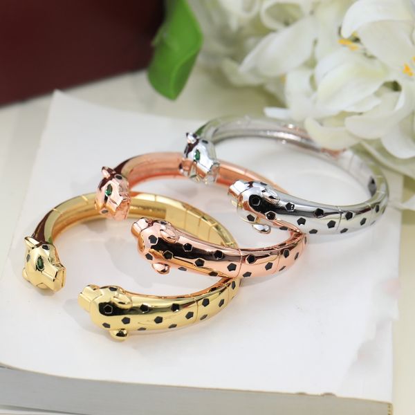 popular european and american double headed cheetah bracelet personalized men's and women's exaggerated bare fit open leopard brac, Black
popular european and american double headed cheetah bracelet personalized men's and women's exaggerated bare fit open leopard brac, Black