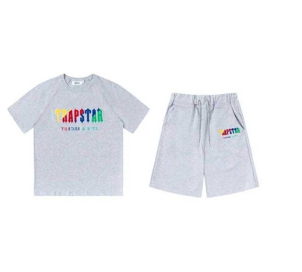 men's trapstar designer embroidered letters luxury black and white gray rainbow summer sports fashion cotton with short sleeves2023, White;black
men's trapstar designer embroidered letters luxury black and white gray rainbow summer sports fashion cotton with short sleeves2023, White;black