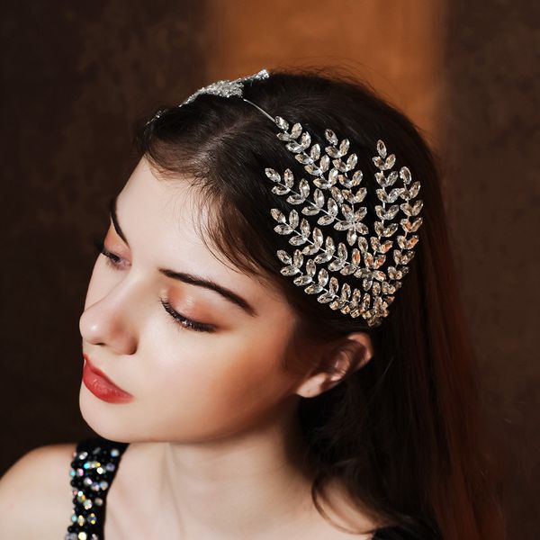 new water diamond hair grottoes bride wedding dress accessories pressed hair luxury leaf hair hoops fg-0015-a, Silver
new water diamond hair grottoes bride wedding dress accessories pressed hair luxury leaf hair hoops fg-0015-a, Silver