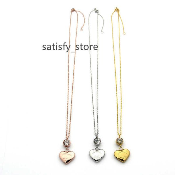 womens a peach heart necklace designer jewelry single drill necklace gold/silvery/rose gold complete brand as wedding christmas gift, Silver
womens a peach heart necklace designer jewelry single drill necklace gold/silvery/rose gold complete brand as wedding christmas gift, Silver