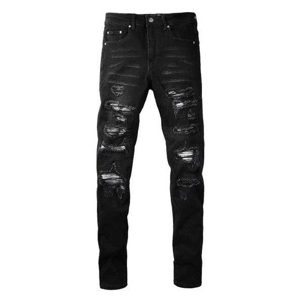 designer mens jeans pants ripped high street fashion brand motorcycle embroidery trendy long hip hop with hole blue
designer mens jeans pants ripped high street fashion brand motorcycle embroidery trendy long hip hop with hole blue