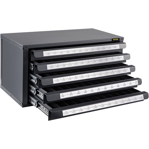 vevorbrand drill bit dispenser cabinet, five-drawer 60-compartment drill bit organizer cabinet, drill dispenser organizer cabinet holder for
vevorbrand drill bit dispenser cabinet, five-drawer 60-compartment drill bit organizer cabinet, drill dispenser organizer cabinet holder for