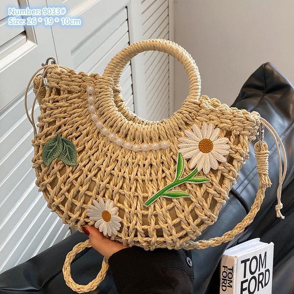 factory wholesale ladies shoulder bags 2 colors small fresh seaside holiday straw beach handbag sweet flowers embroidered handbag summer hol
factory wholesale ladies shoulder bags 2 colors small fresh seaside holiday straw beach handbag sweet flowers embroidered handbag summer hol