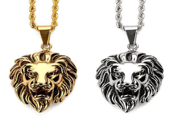 fashion men lion head pendant necklace hip hop jewelry steel 18k gold plated 60cm long chain filling pieces men039s gift5151769, Silver
fashion men lion head pendant necklace hip hop jewelry steel 18k gold plated 60cm long chain filling pieces men039s gift5151769, Silver