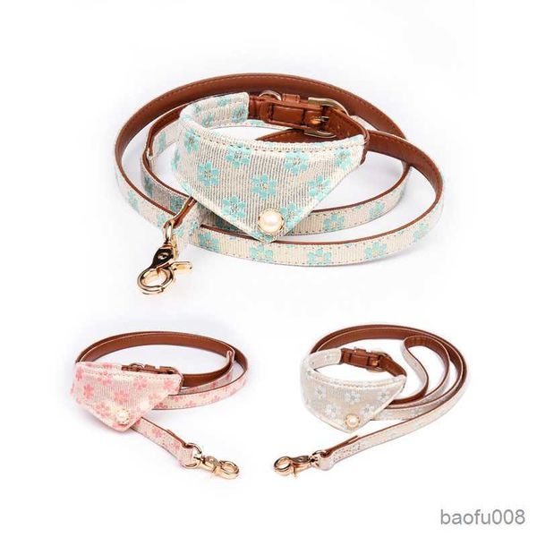 dog collars cute bowknot pets dog collars floral print leather adjustable small medium cat dogs collars set pet necklace r230609
dog collars cute bowknot pets dog collars floral print leather adjustable small medium cat dogs collars set pet necklace r230609