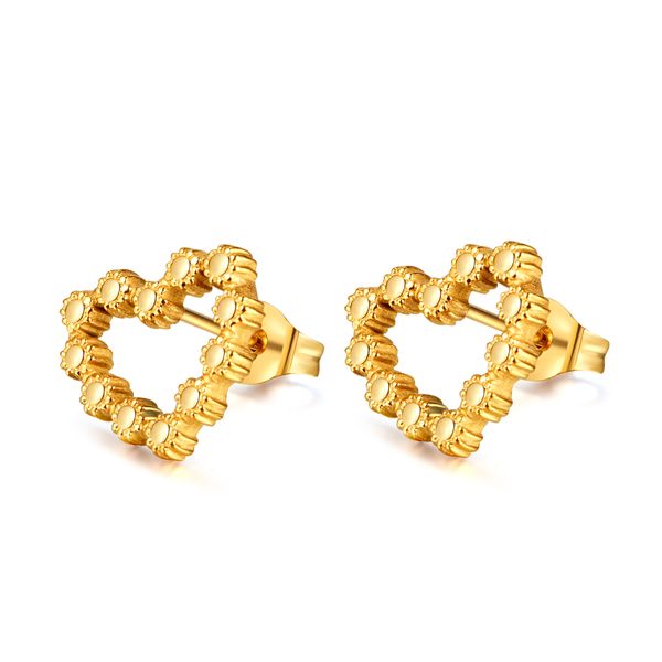 one pair of women girls earring studs stainless steel sweet heart earrings fashion gifts bling n811, Golden;silver
one pair of women girls earring studs stainless steel sweet heart earrings fashion gifts bling n811, Golden;silver