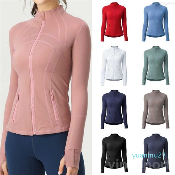 lu align lu define yoga woman jacket long sleeve sports coat exercise outdoor fitness jackets solid zip up athletic sportswear quick dry gym, White;red
lu align lu define yoga woman jacket long sleeve sports coat exercise outdoor fitness jackets solid zip up athletic sportswear quick dry gym, White;red