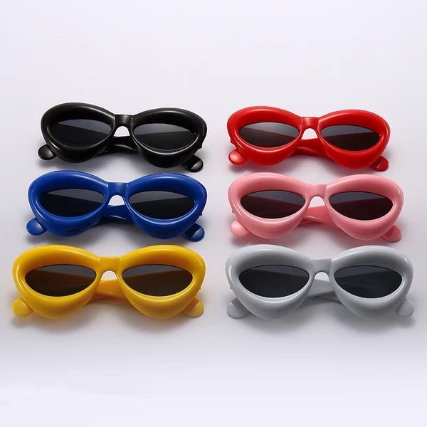 designer candy color sunglasses fashion inflation funny sunglasses 6 colors, White;black
designer candy color sunglasses fashion inflation funny sunglasses 6 colors, White;black