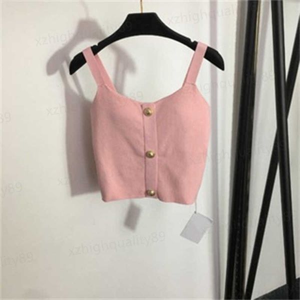 fashion brand women tank knit camis customized metal button decoration camisole crop classic daily casual tanks designer womens clothes 0912, White
fashion brand women tank knit camis customized metal button decoration camisole crop classic daily casual tanks designer womens clothes 0912, White