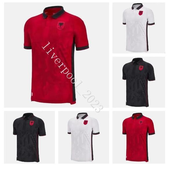 2023 2024 albania soccer jerseys bekim balaj rei manaj sokol cikalleshi armando broja ylber ramadani lorenc 23 24 men uniform home away 3rd, Black;yellow 
2023 2024 albania soccer jerseys bekim balaj rei manaj sokol cikalleshi armando broja ylber ramadani lorenc 23 24 men uniform home away 3rd, Black;yellow