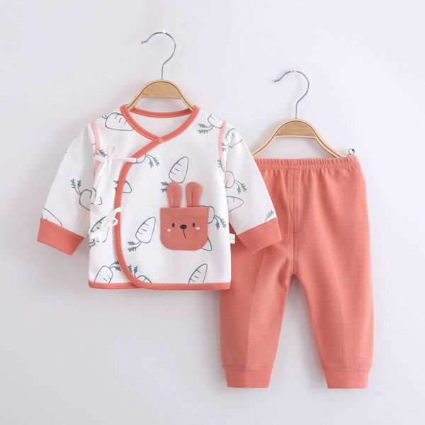 split suit pure cotton autumn pants newborn monk full moon clothes four seasons baby pajamas, White
split suit pure cotton autumn pants newborn monk full moon clothes four seasons baby pajamas, White