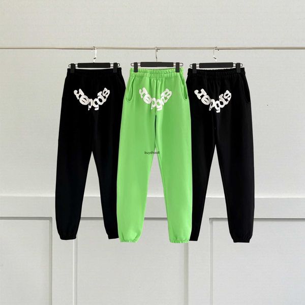 men and women fashion pants sweatpants young thug celebrity same style sp5der 555555 high street leisure trend h3am, Black;white
men and women fashion pants sweatpants young thug celebrity same style sp5der 555555 high street leisure trend h3am, Black;white