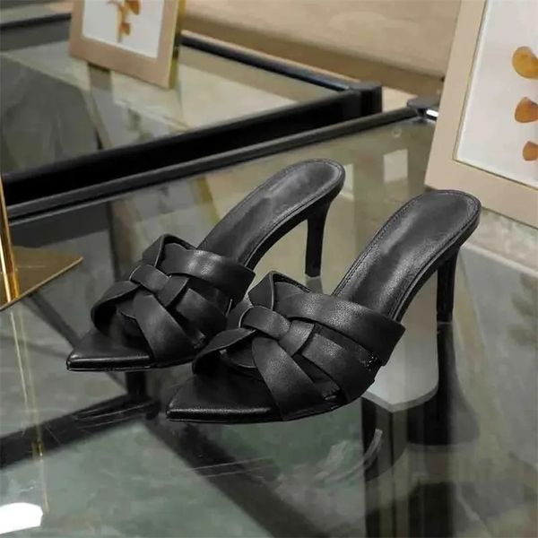 casual shoes 2023 luxury women sandal high heels tribute slipper slide strass and leather sandals pointed toe summer pop lady pump shoes 35-, Black
casual shoes 2023 luxury women sandal high heels tribute slipper slide strass and leather sandals pointed toe summer pop lady pump shoes 35-, Black