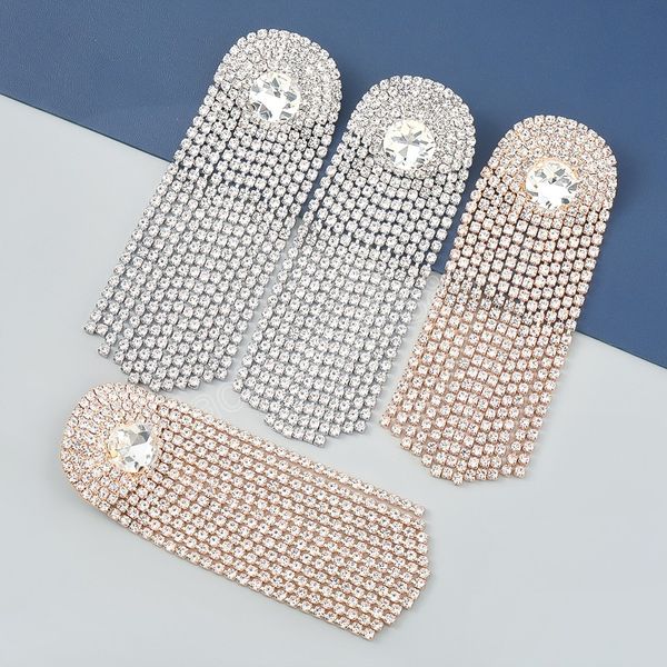 trend rhinestone claw chain tassel long dangle earrings women's earrings wedding accessories fashion luxury jewelry, Silver
trend rhinestone claw chain tassel long dangle earrings women's earrings wedding accessories fashion luxury jewelry, Silver