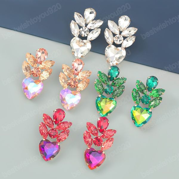 rhinestone floral earrings dangle women's earrings wedding accessories statement cute fashion jewelry, Silver
rhinestone floral earrings dangle women's earrings wedding accessories statement cute fashion jewelry, Silver
