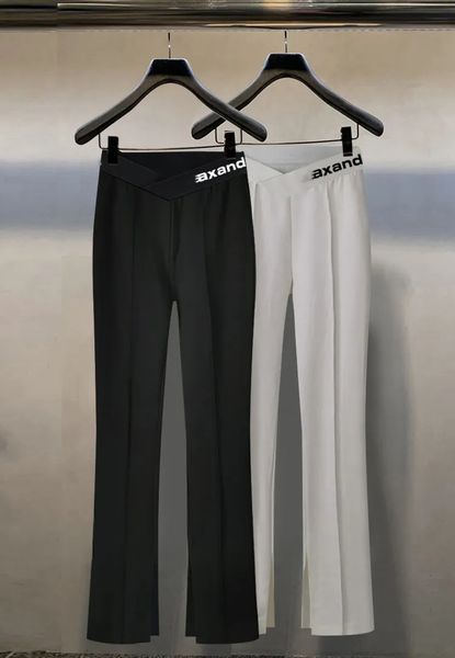 designer pants for women letter elastic waist trousers wear wide leg micro pull trousers slim slit casual bottoms, Black;white
designer pants for women letter elastic waist trousers wear wide leg micro pull trousers slim slit casual bottoms, Black;white