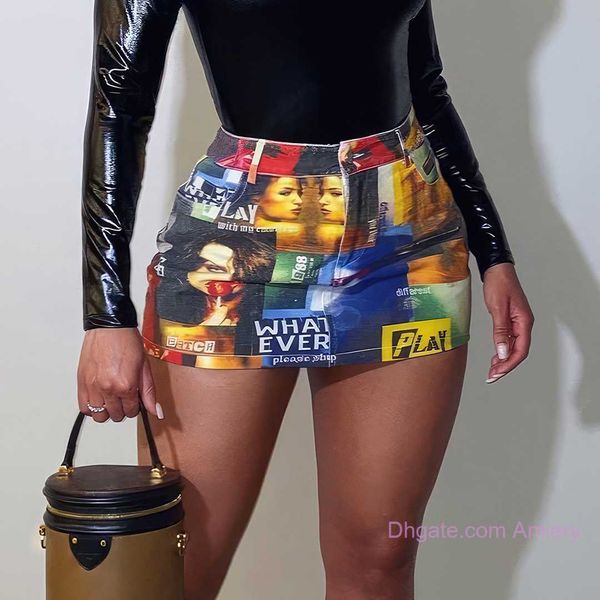 new women's designer skirt fashion versatile print high waist multi pocket hip wrap mini skirts ladies club dress, Black
new women's designer skirt fashion versatile print high waist multi pocket hip wrap mini skirts ladies club dress, Black