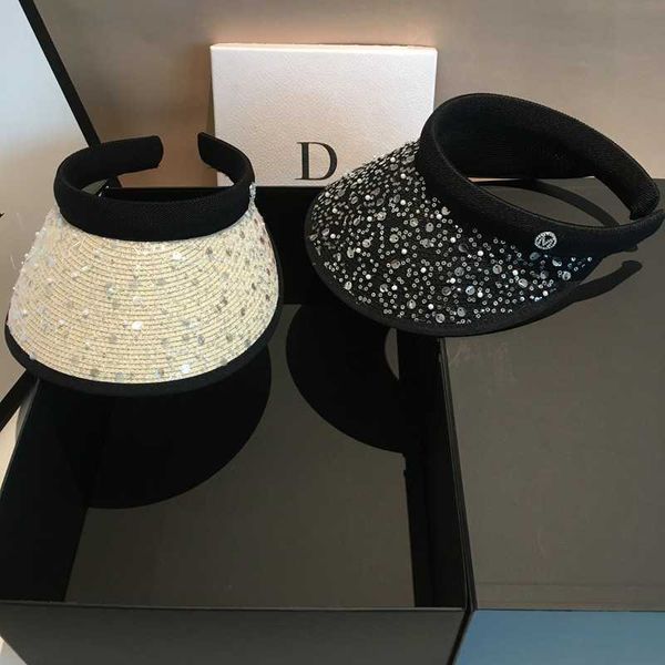 designer golf cap brand new sequin empty hat children's fashionable sun shading protection straw summer versatile no uv, Blue;gray
designer golf cap brand new sequin empty hat children's fashionable sun shading protection straw summer versatile no uv, Blue;gray