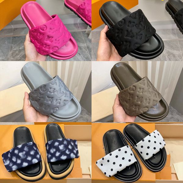 pool pillow mules women sandals sunset flat comfort mules louise viuton louis vuitton lv padded front strap fashionable easy-to-wear style s, Black
pool pillow mules women sandals sunset flat comfort mules louise viuton louis vuitton lv padded front strap fashionable easy-to-wear style s, Black