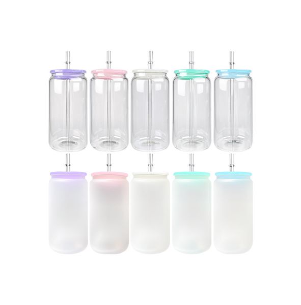16oz sublimation glass jar sublimation blank mason jar with colorful plastic lid and plastic straw l01
16oz sublimation glass jar sublimation blank mason jar with colorful plastic lid and plastic straw l01