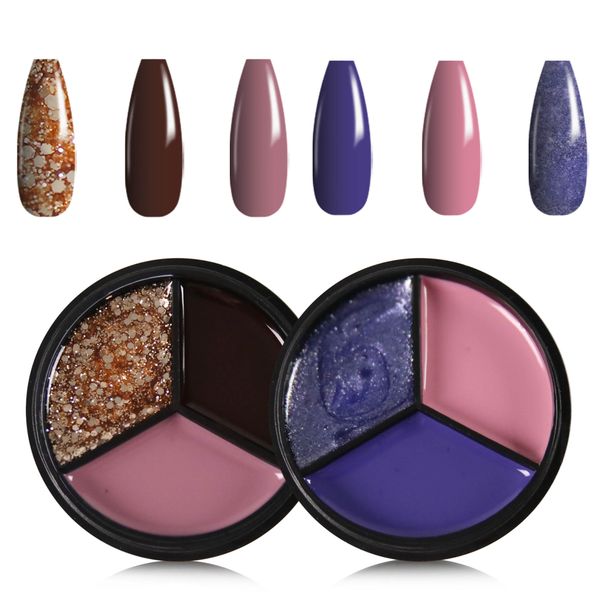 buriburi 3 in 1 solid gel nail polish pudding gel polish palette uv soaking gel for nail salon starter nail kit 3s0816, Red;pink
buriburi 3 in 1 solid gel nail polish pudding gel polish palette uv soaking gel for nail salon starter nail kit 3s0816, Red;pink