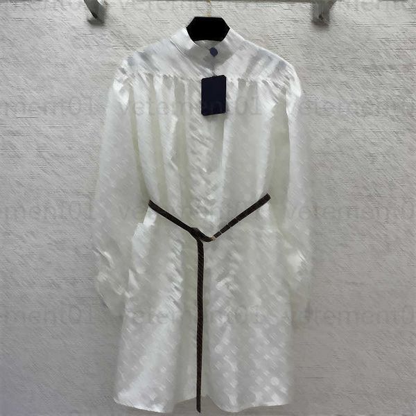 summer women designer dresses flower logo jacquard fabric front closure buckle stand collar long-sleeved shirt thin designers dress for wome, Black;gray
summer women designer dresses flower logo jacquard fabric front closure buckle stand collar long-sleeved shirt thin designers dress for wome, Black;gray