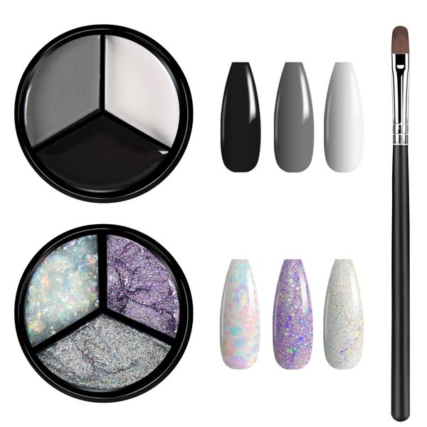 buriburi 6 colors solid gel nail polish with brush set, pudding cream gel soaking palette curing needed manicure diy salon nail kit (12-31), Red;pink
buriburi 6 colors solid gel nail polish with brush set, pudding cream gel soaking palette curing needed manicure diy salon nail kit (12-31), Red;pink