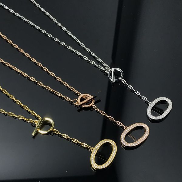 luxury brand designer pendant necklaces 18k gold plated diamond necklace for mens women wedding party jewelry accessories no fade no allergi, Silver
luxury brand designer pendant necklaces 18k gold plated diamond necklace for mens women wedding party jewelry accessories no fade no allergi, Silver