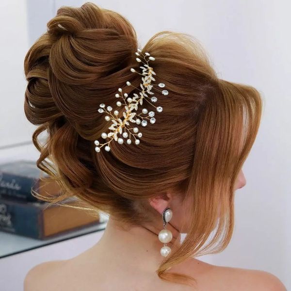 double rhinestone pearl decoration curly hair accessories side decorative with wedding jewelry diamond bridal hairbands headpieces, Silver
double rhinestone pearl decoration curly hair accessories side decorative with wedding jewelry diamond bridal hairbands headpieces, Silver