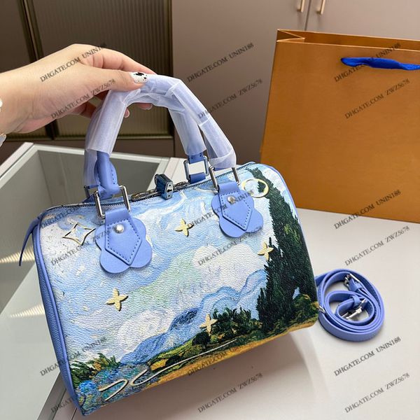 23ss womens luxurys designers totes bag speedy handbags graffiti embossment flowers pillow shouder crossbody women handbag pouch purse 25 cm
23ss womens luxurys designers totes bag speedy handbags graffiti embossment flowers pillow shouder crossbody women handbag pouch purse 25 cm