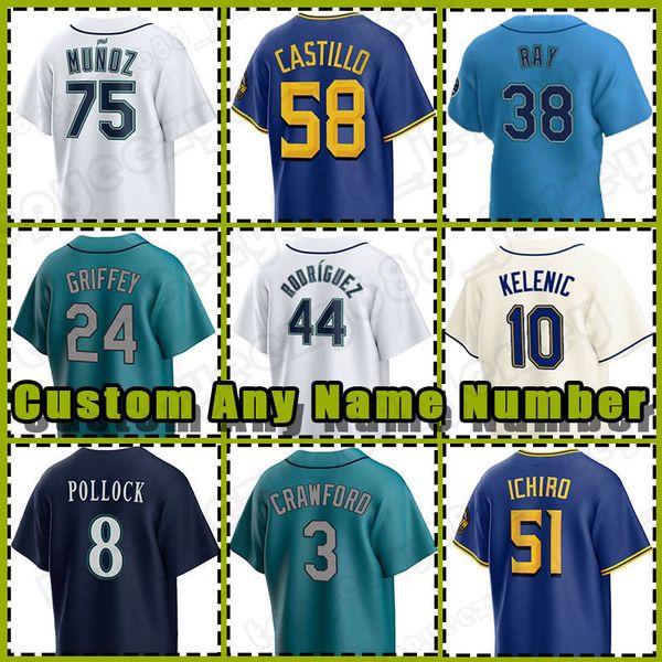 44 julio rodriguez mens 24 ken griffey jr. baseball jersey mesh 51 ichiro suzuki mariners luis castillo eugenio suarez paul sewald jarred ke, Blue;black
44 julio rodriguez mens 24 ken griffey jr. baseball jersey mesh 51 ichiro suzuki mariners luis castillo eugenio suarez paul sewald jarred ke, Blue;black