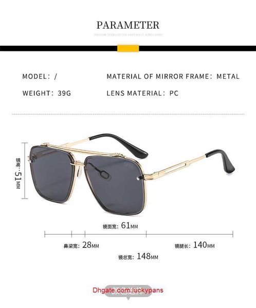 r dita 17302 sunglasses men's and women's metal retro fashion designer black glasses door all match uv 400 polaroid lens tsdn, White;black
r dita 17302 sunglasses men's and women's metal retro fashion designer black glasses door all match uv 400 polaroid lens tsdn, White;black