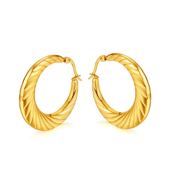 gold-plated stainless steel round thread earring hoop for women girls fashion party jewelry 33mm size, Golden;silver
gold-plated stainless steel round thread earring hoop for women girls fashion party jewelry 33mm size, Golden;silver