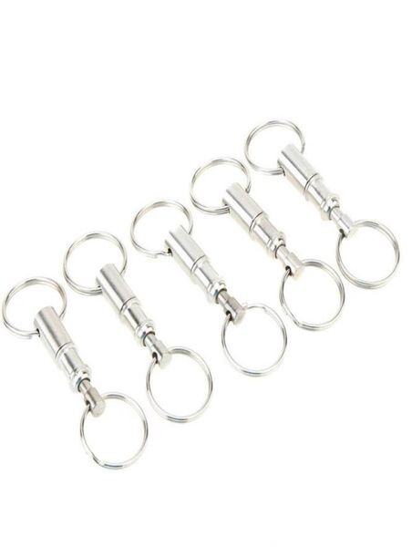 10pcs premium quick release pullapart key removable handy keyring detachable keychain accessory with two split rings to2435451609, Silver
10pcs premium quick release pullapart key removable handy keyring detachable keychain accessory with two split rings to2435451609, Silver