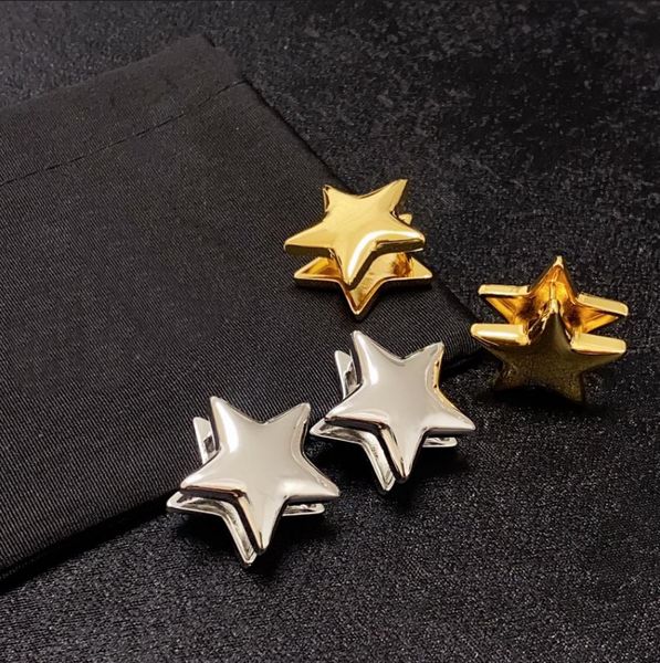 new gold silver star ear studs diamonds women's 18k gold plated earring luxury jewelry e6988, Golden;silver
new gold silver star ear studs diamonds women's 18k gold plated earring luxury jewelry e6988, Golden;silver