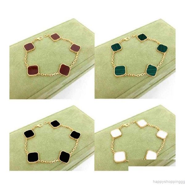 charm bracelets elegance fashion classic4/four leaf clover charms bangle chain van gem agate shell luck flowers for women girl weddi otp0f, Golden;silver
charm bracelets elegance fashion classic4/four leaf clover charms bangle chain van gem agate shell luck flowers for women girl weddi otp0f, Golden;silver