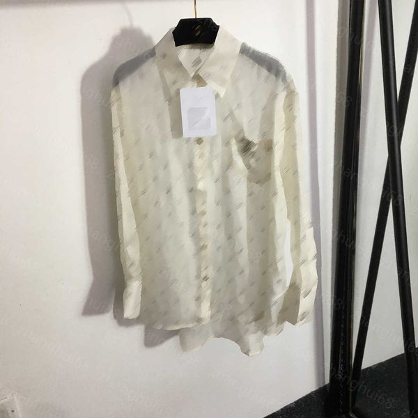 23ss womens designer clothing high neck blouse women shirt alphabet brooch presbytery logo printed lapel long-sleeved shirt women clothes, White
23ss womens designer clothing high neck blouse women shirt alphabet brooch presbytery logo printed lapel long-sleeved shirt women clothes, White