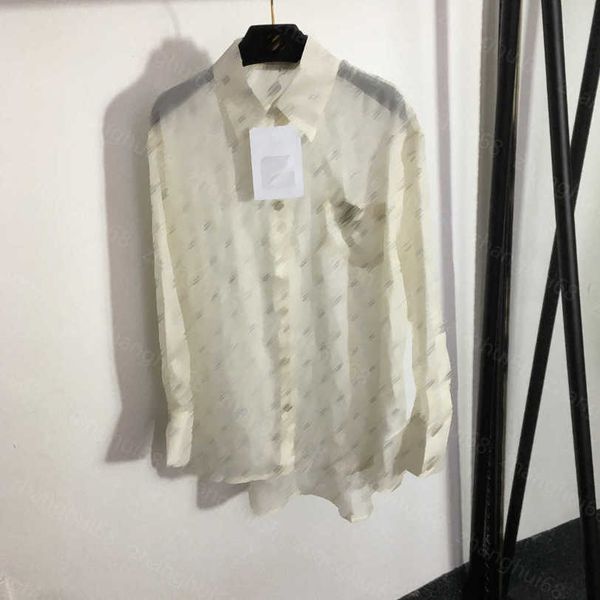 23ss womens designer clothing high neck blouse women shirt alphabet brooch presbytery logo printed lapel long-sleeved shirt women clothes a1, White
23ss womens designer clothing high neck blouse women shirt alphabet brooch presbytery logo printed lapel long-sleeved shirt women clothes a1, White